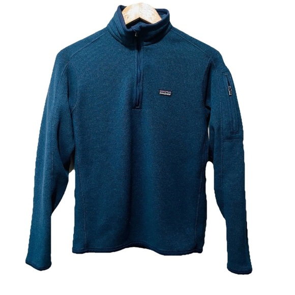 Patagonia Jackets & Blazers - Patagonia Women’s Better Sweater Fleece Pullover S Blue 1/4 Zip Outdoor Hiking